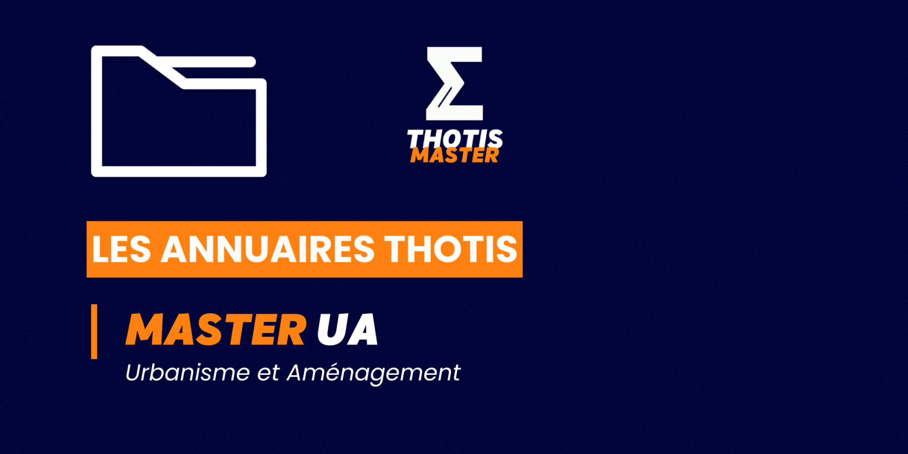MASTER_Urbanisme et Aménagement_Annuaire_Thotis