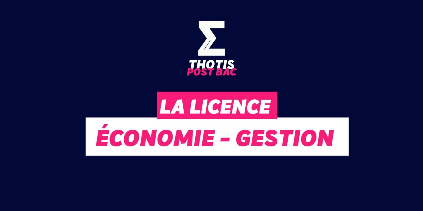 Licence Economie-gestion