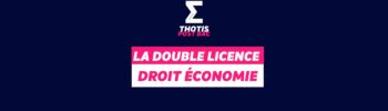 Double licence Droit Économie