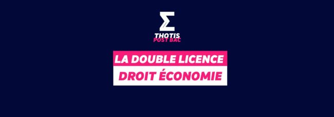Double licence Droit Économie