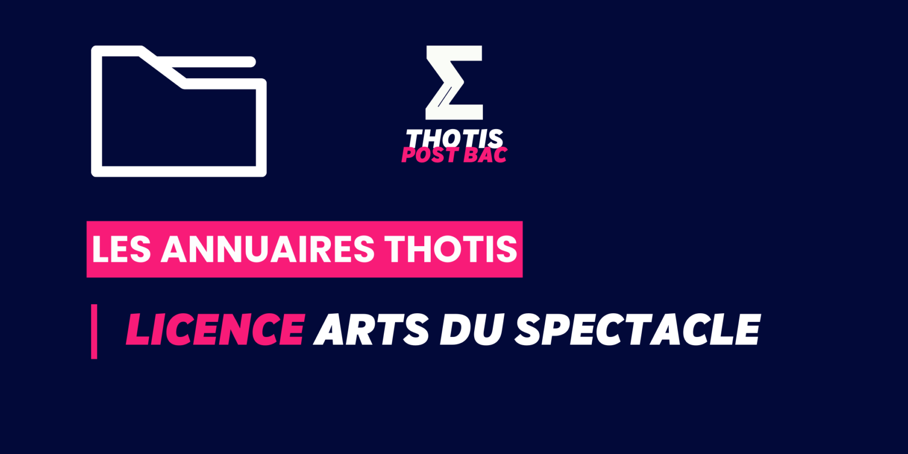 LICENCE_Arts du spectacle_Annuaire_Thotis