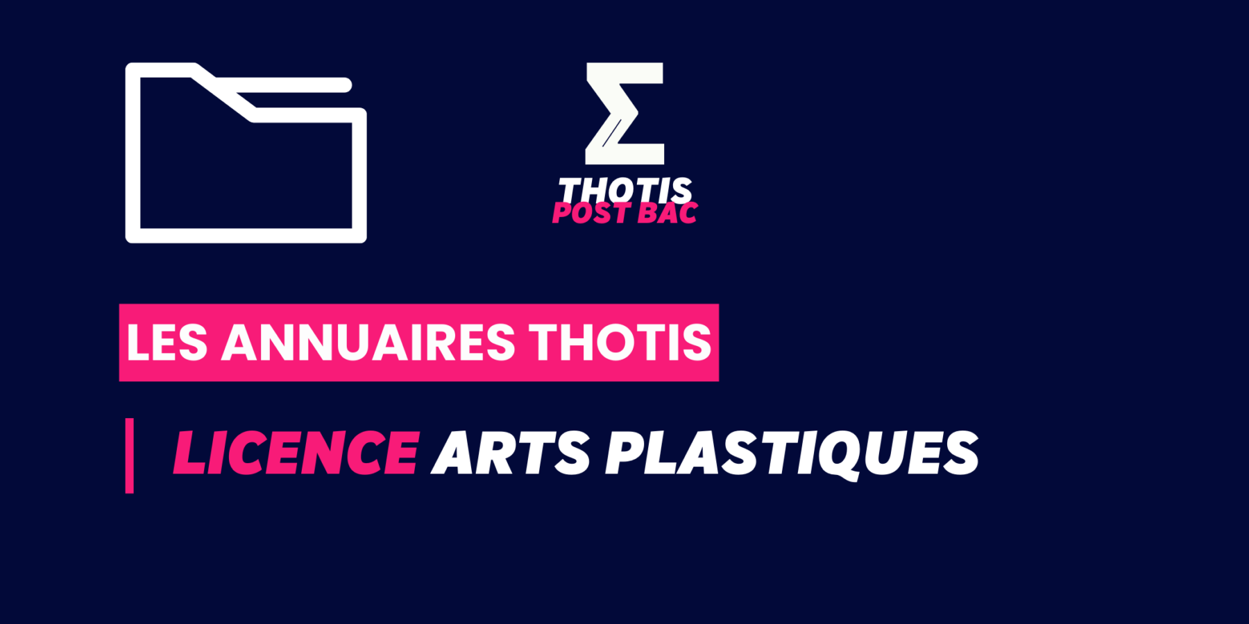 LICENCE_Arts plastiques_Annuaire_Thotis