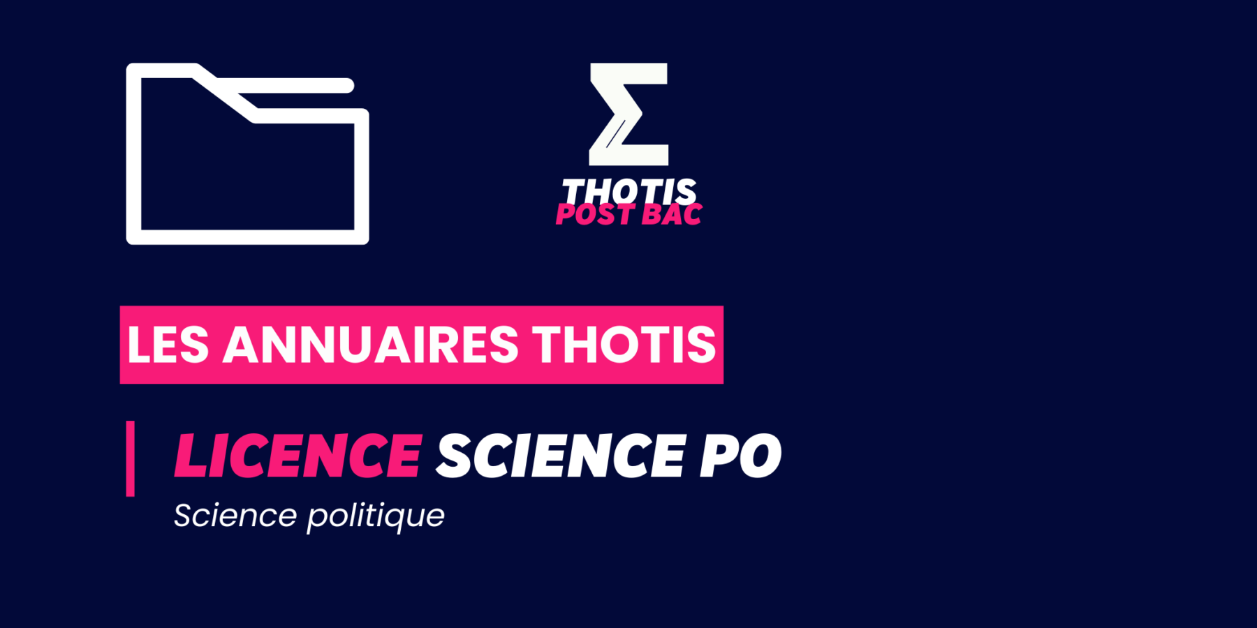 Annuaire Licence Science Po