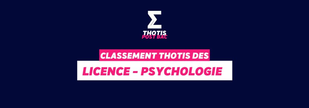 Classement licence Psychologie