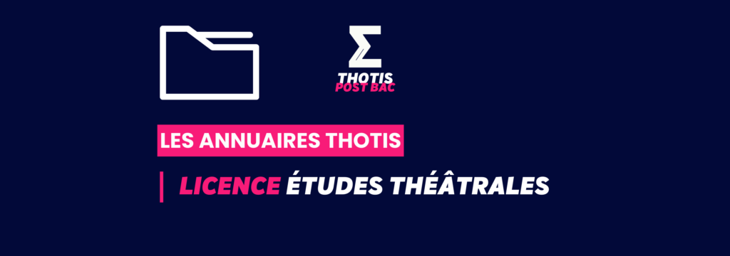 LICENCE_Etudes théâtrales_Annuaire_Thotis