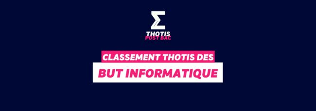 Classement BUT informatique Classement BUT informatique