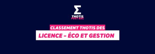 Classement Licence éco et gestion