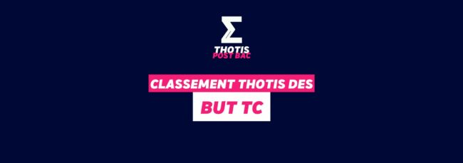 Classement BUT TC 2025
