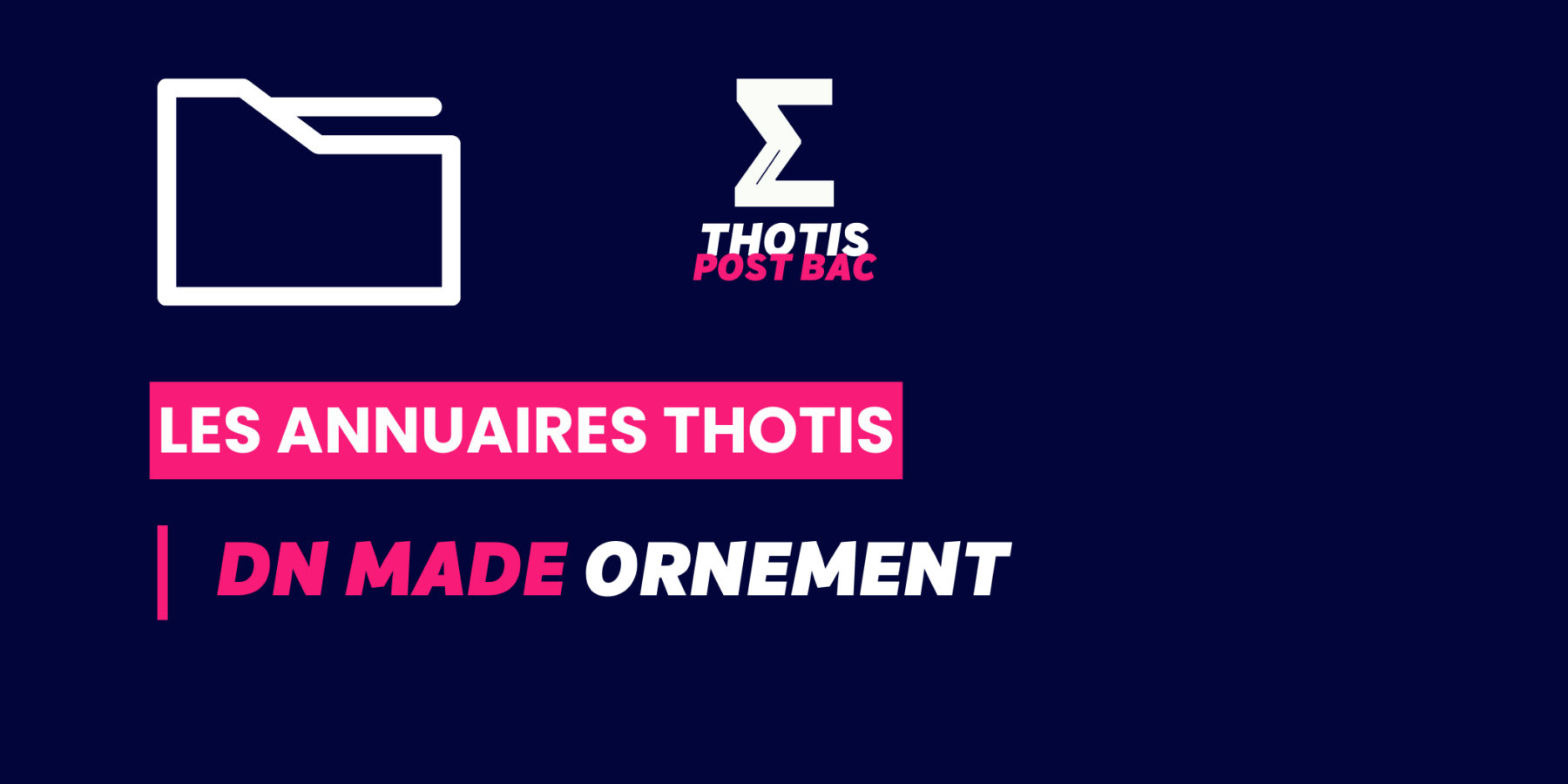 DNMADE Ornement Annuaire