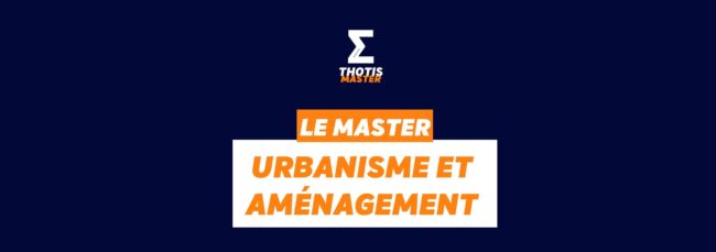 Master Urbanisme et aménagement
