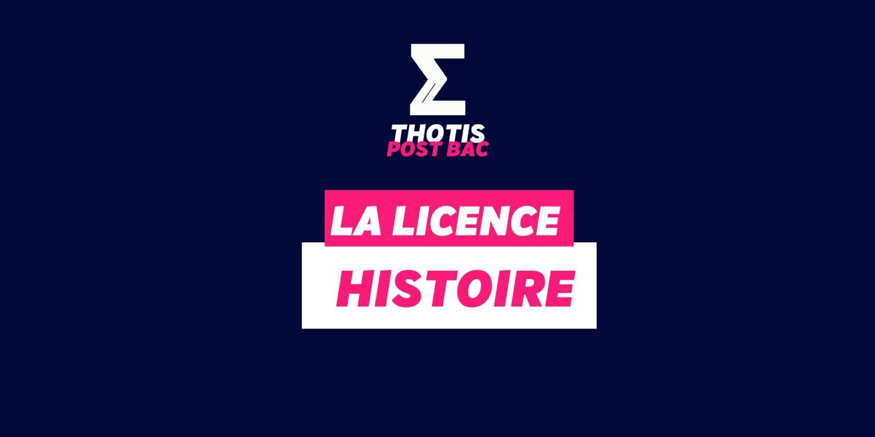 Licence Histoire