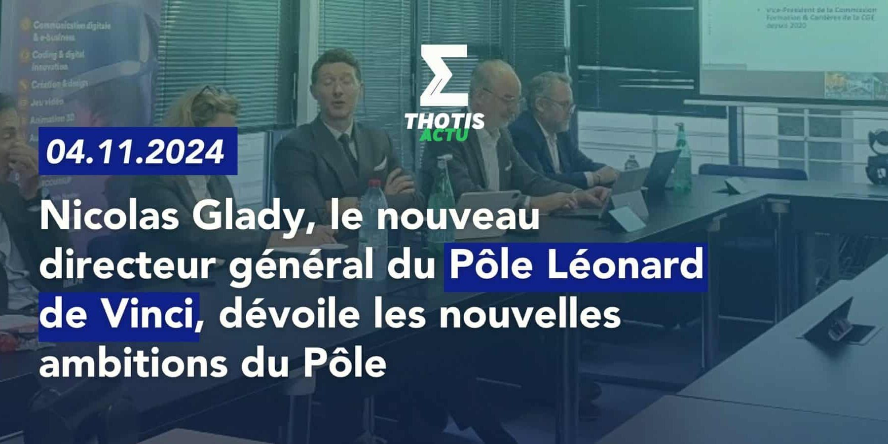 presse Nicolas Glady – nouveau DG du PLV