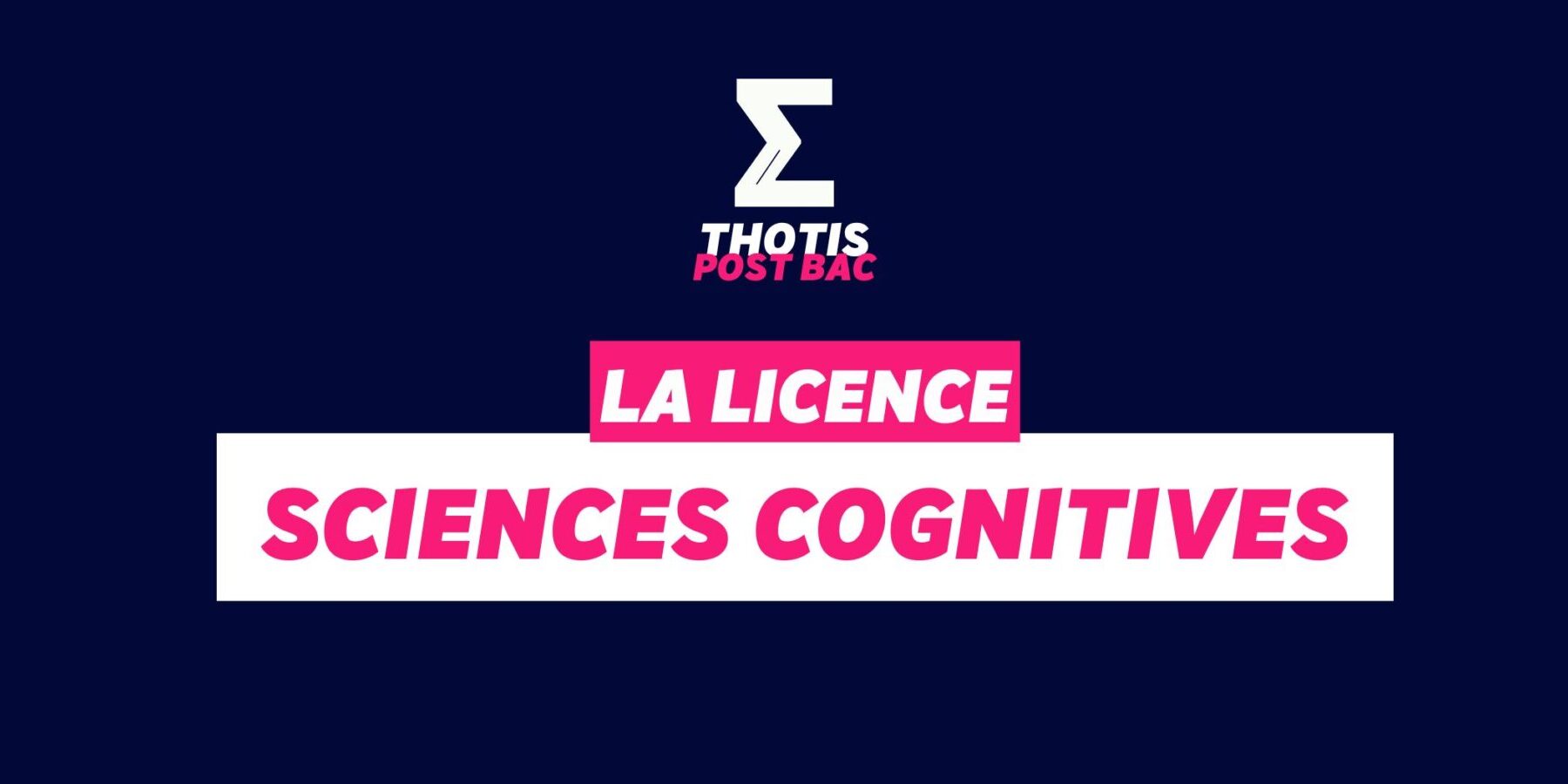 Licence Sciences cognitives