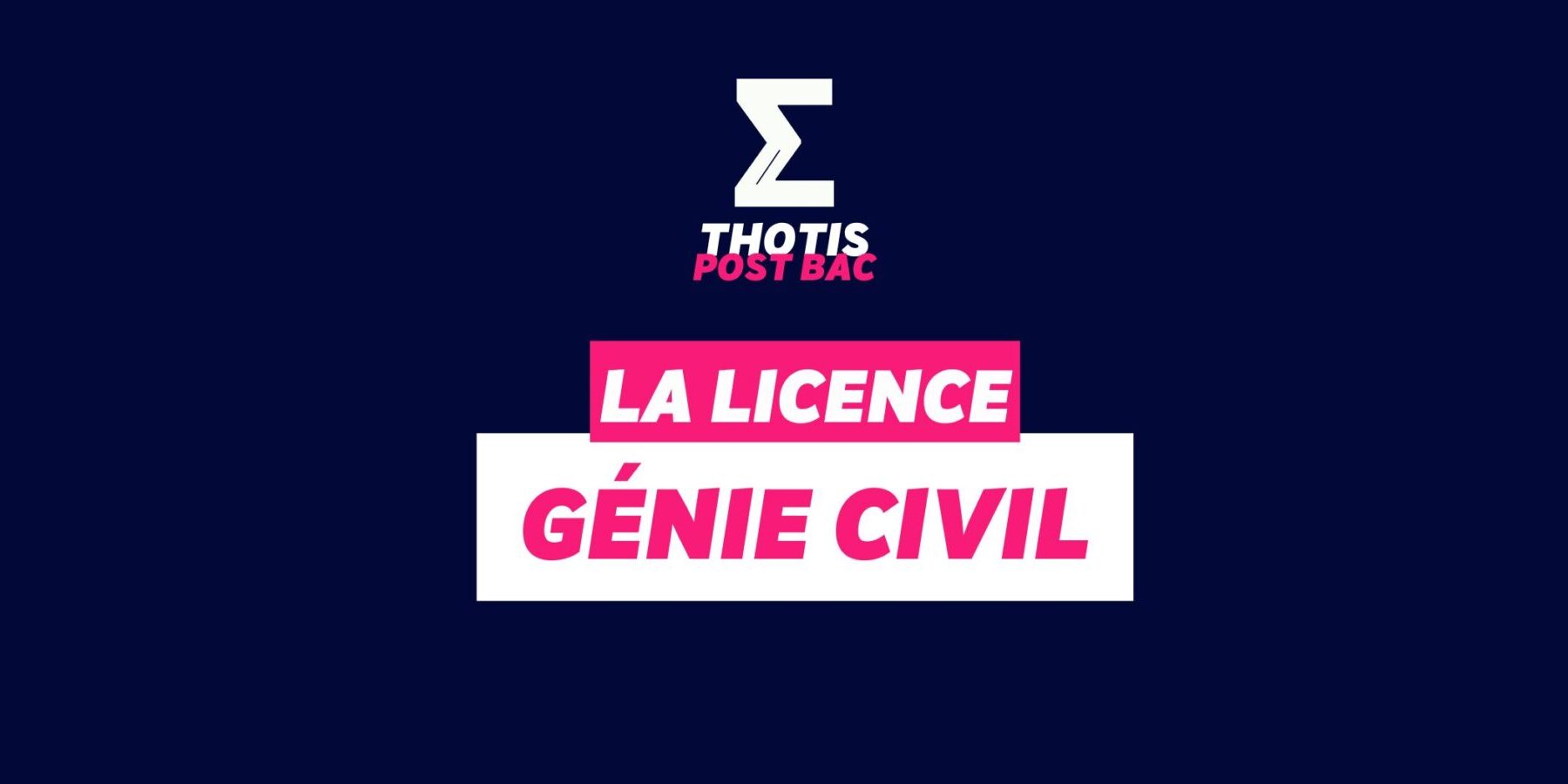 Licence Génie Civil