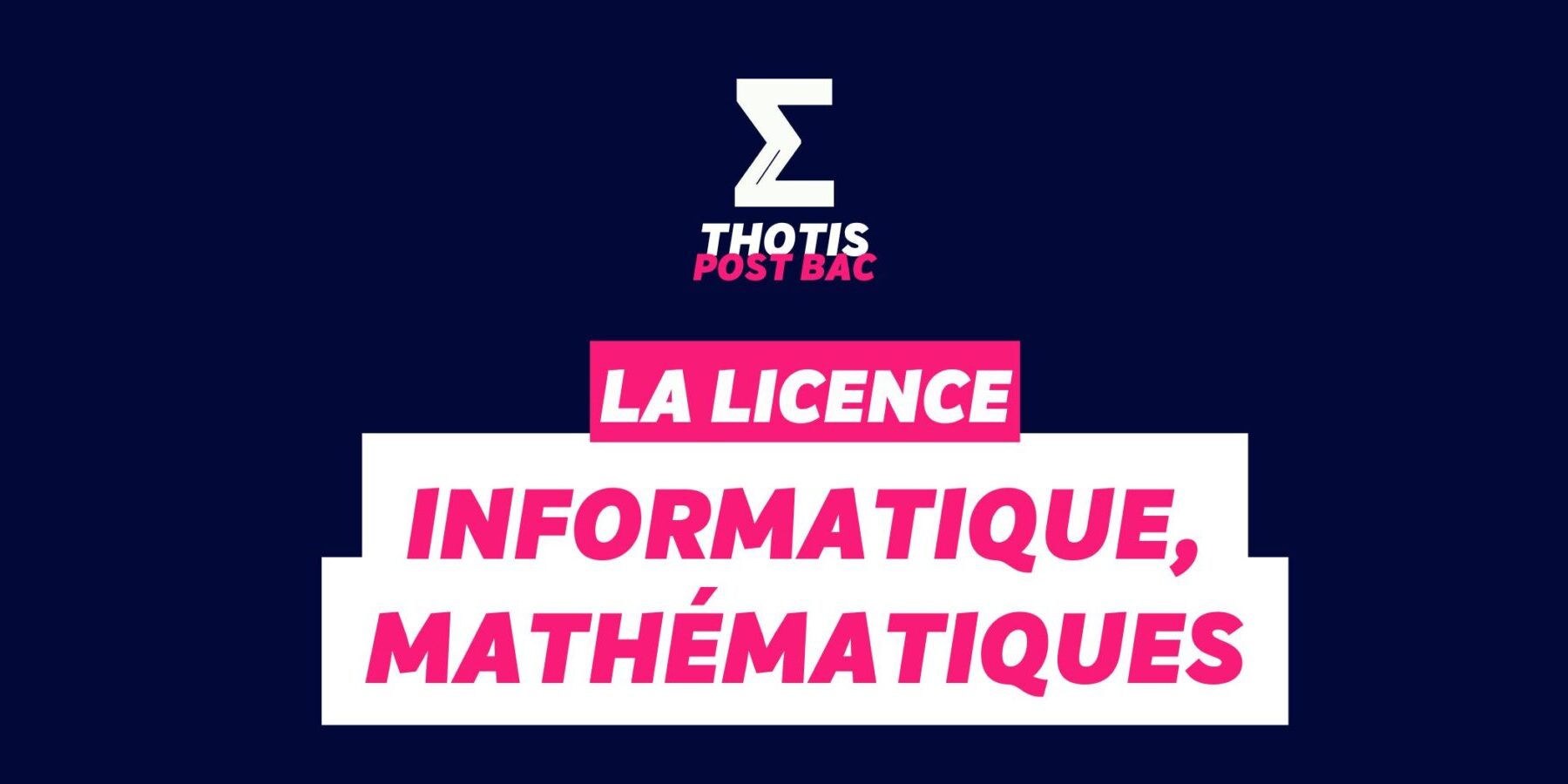 Licence Informatique, Mathématiques
