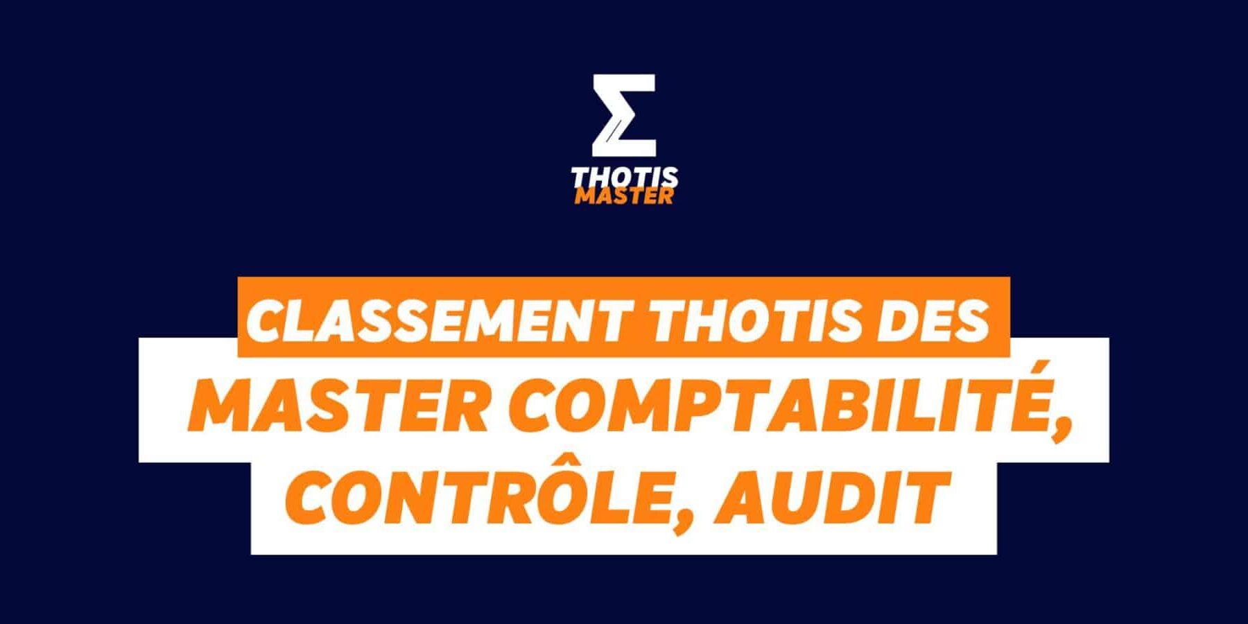 Master compta controle audit Classement