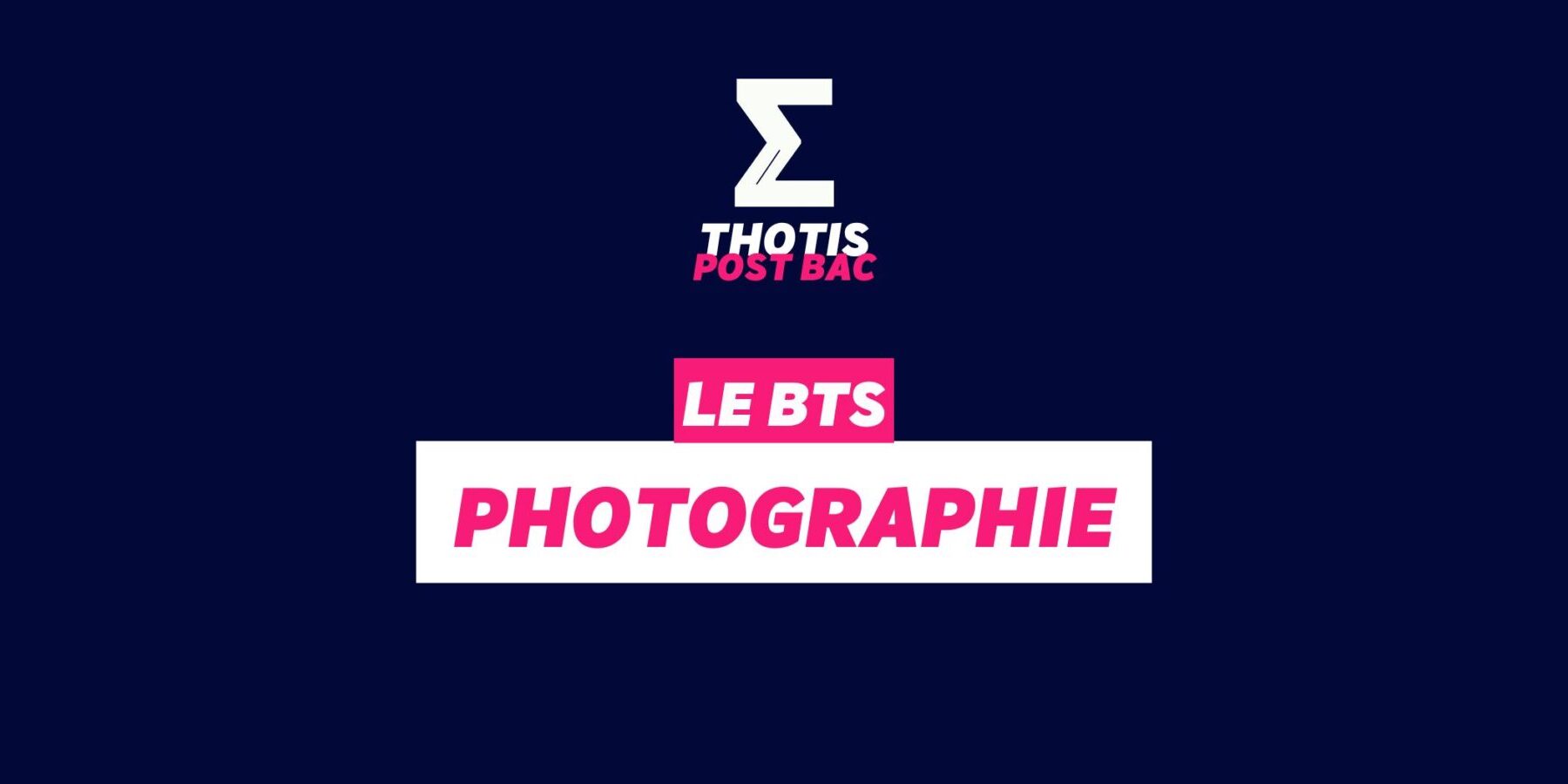 BTS Photographie