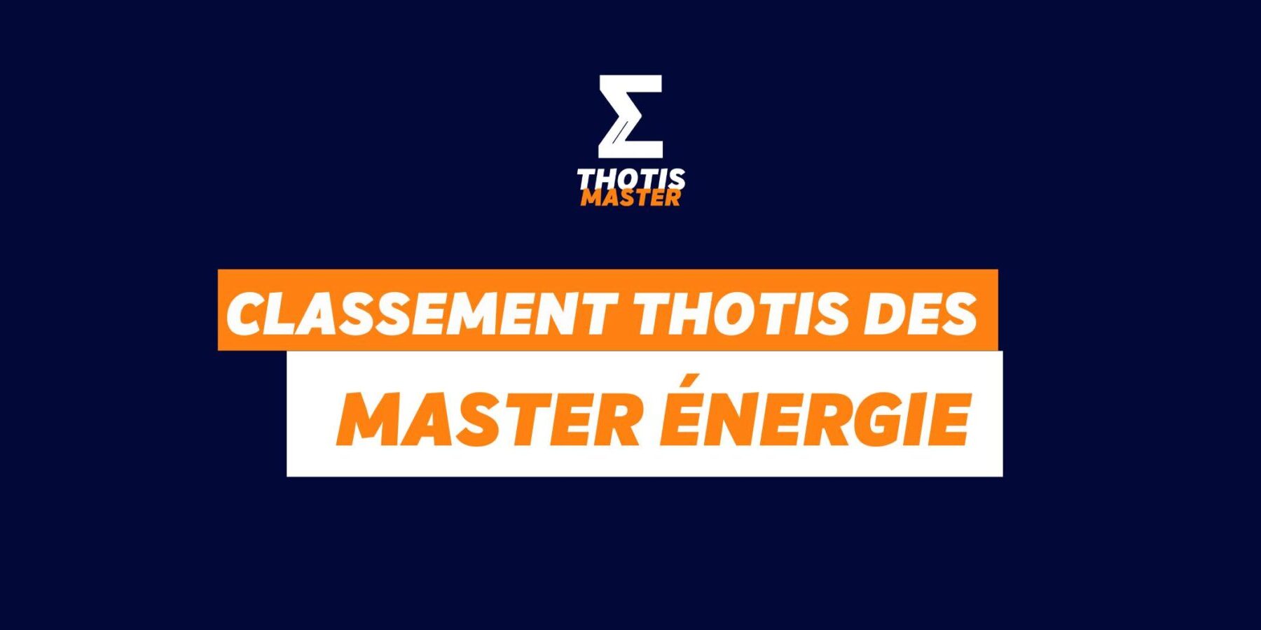 Masters Énergie Classement Masters Énergie
