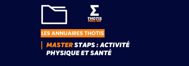 Thotis Annuaire - Master STAPS Activité physique et santé