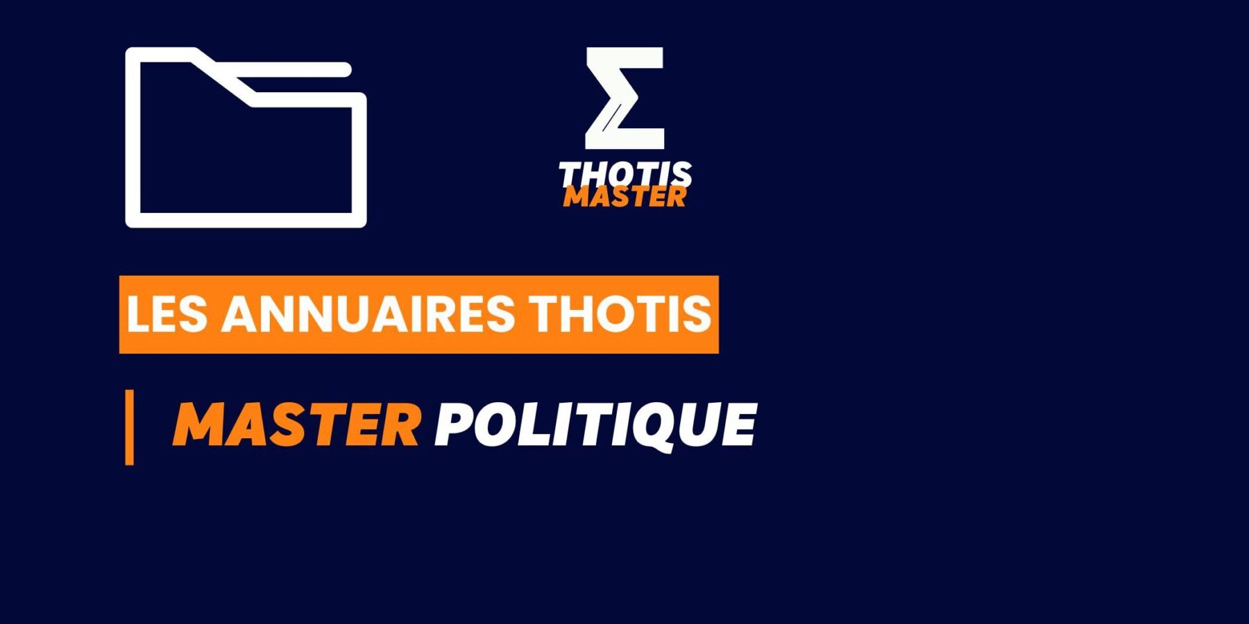 Thotis Annuaire - Master politique (1)