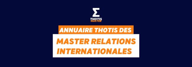 Thotis Annuaire master Relations internationales
