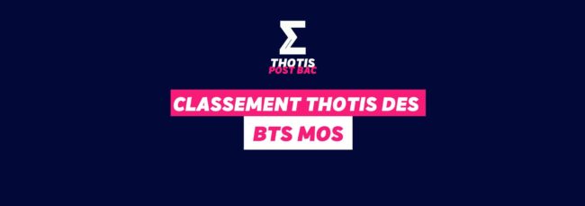 Classement Thotis des BTS MOS en 2025