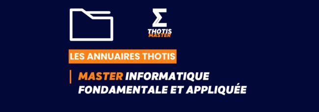 Thotis Annuaire - Master Informatique fondamentale et appliquée