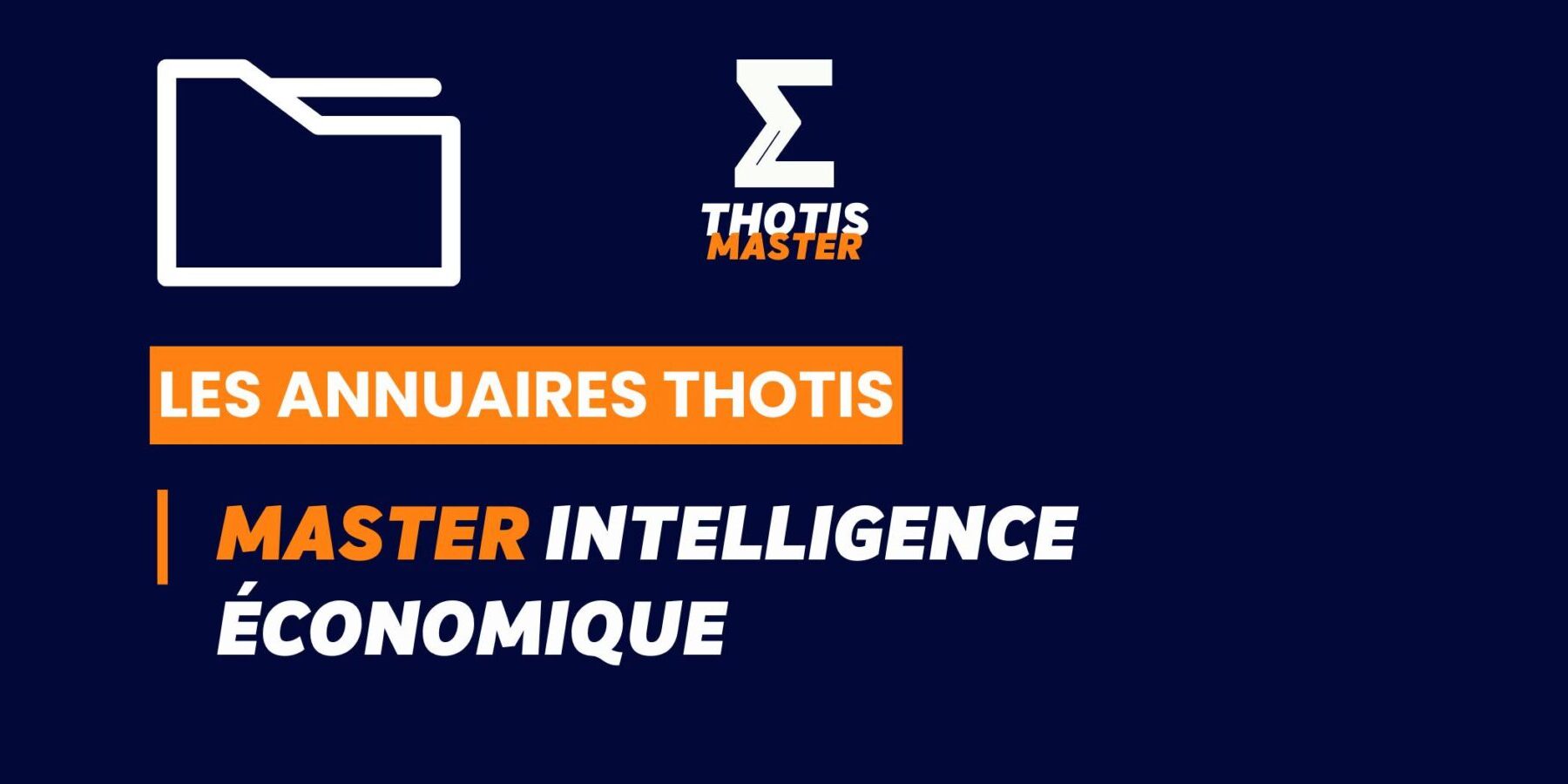 Thotis Annuaire - Master Intelligence économique