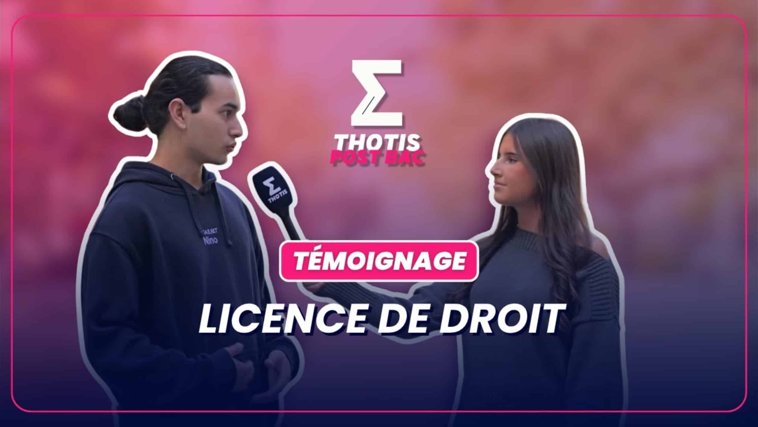 video licence de droit