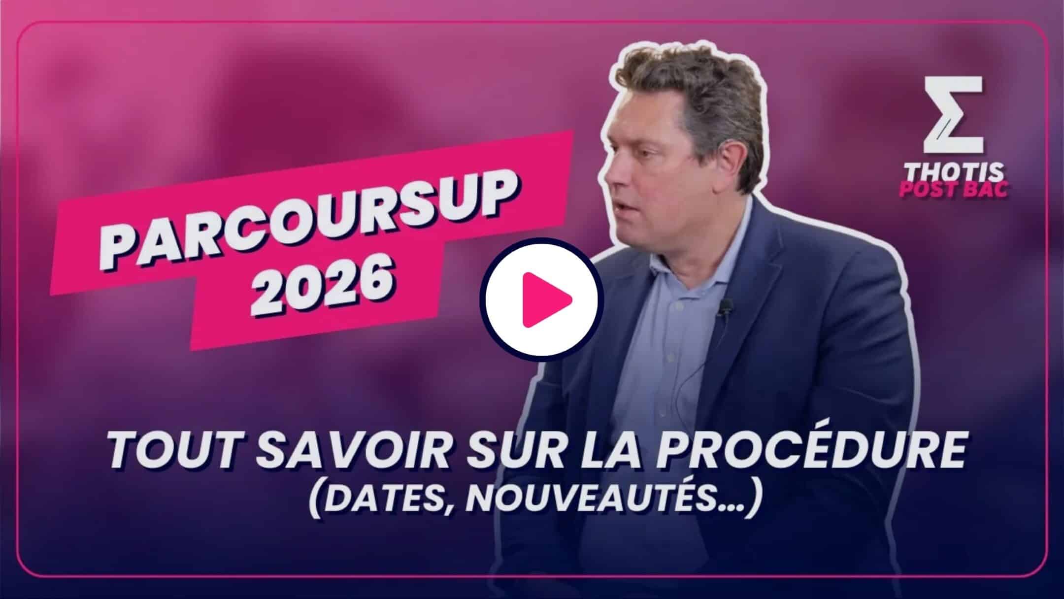 PARCOURSUP 2026